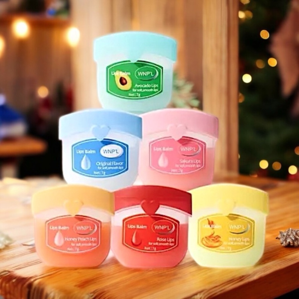 6Pcs Moisturizing Lip Balm Set.
